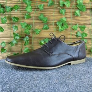 ASOS Men's  Derby Oxfords Brown Leather Size‎ 8.5 Medium  Used 2025
